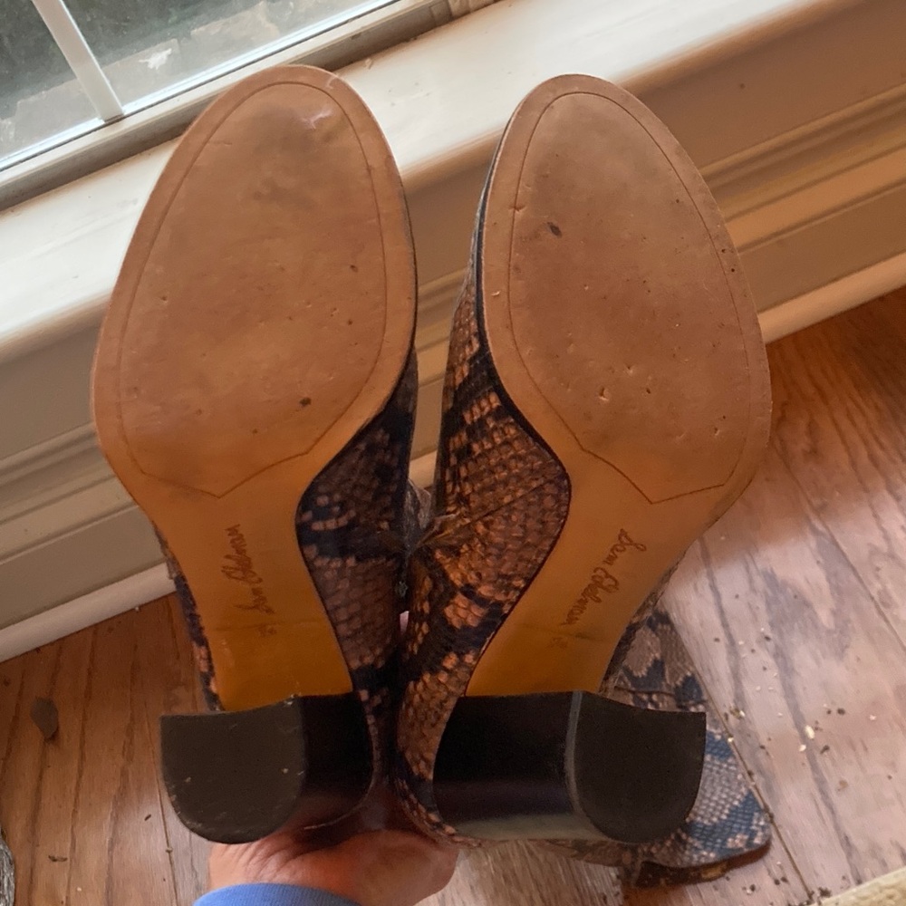 Sam Edelman tall leather snake skin boots - Picture 10 of 14